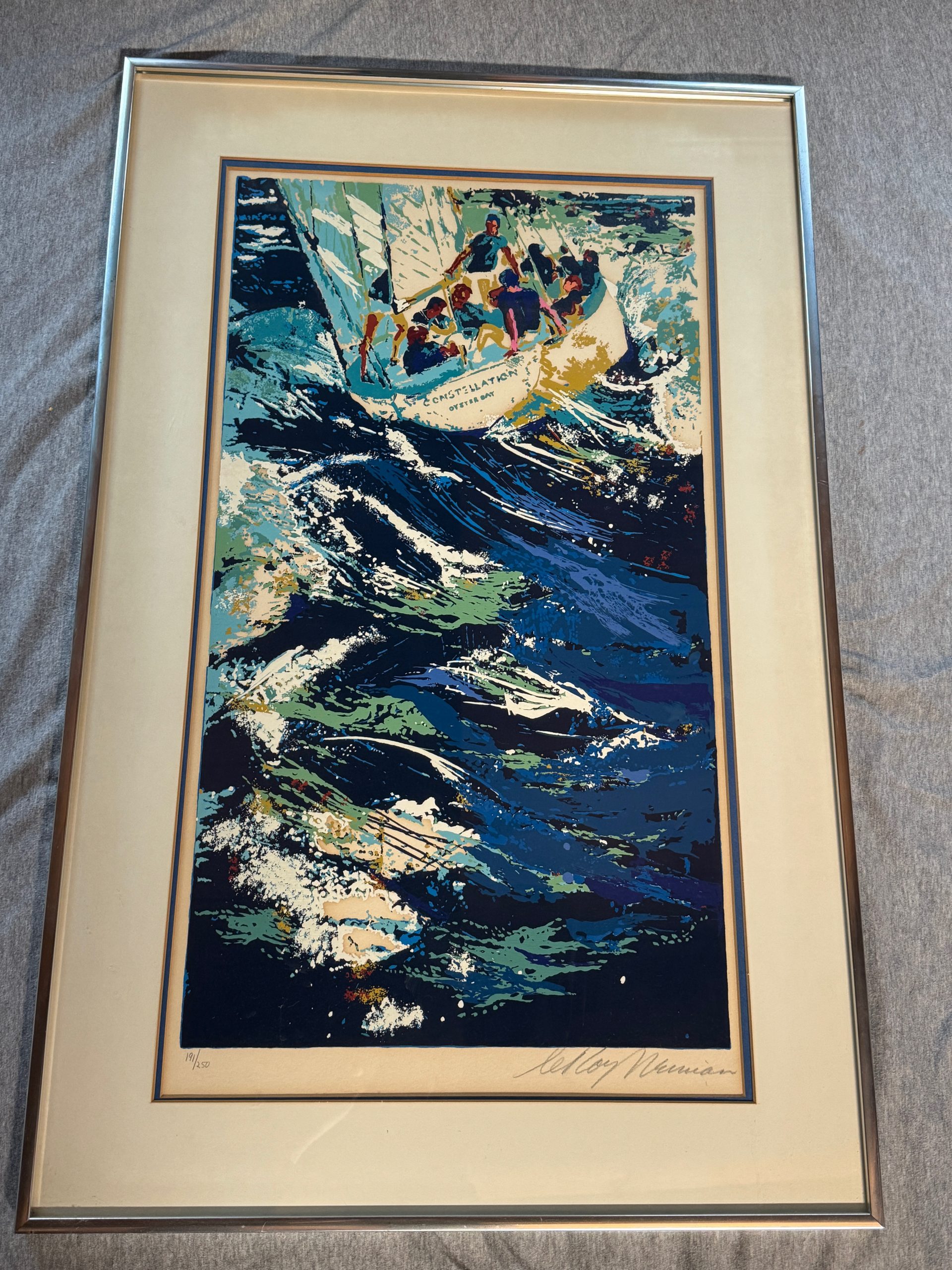 Wonderful Treasure Find: LeRoy Neiman’s 12 Meter Yacht Race