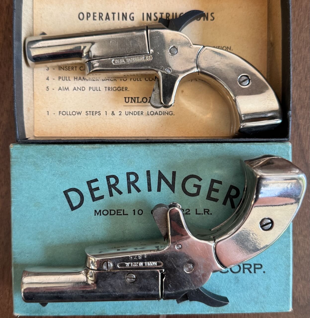 Wonderful Treasure Find: Pair of Derringer Model 10 Pistols